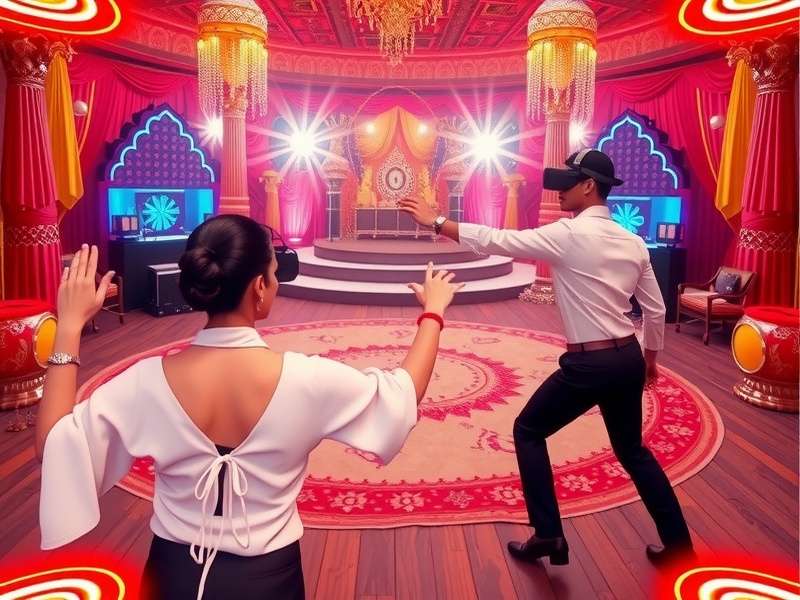 Salsa Sensation VR Indian festival themed dance venue